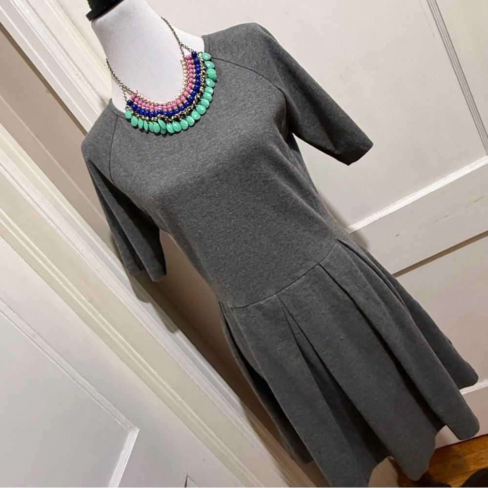 GAP Heather Gray Sweatshirt Material Dress
